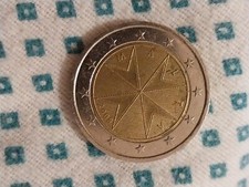 Moneta da 2 euro rara, Malta, 2008.