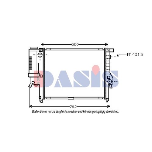 Radiatore acqua per bmw - acqua,