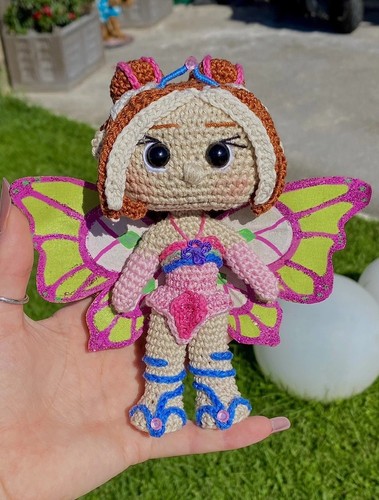 Amigurumi bambola winx flora - bambola,