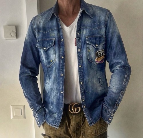 Dsquared2 camicia patch - dsquared2,