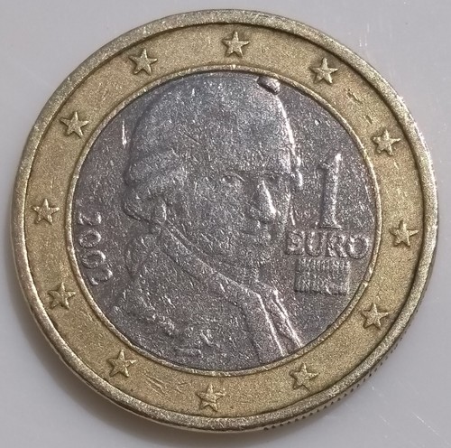 Moneda euro austria - moneda, 2002