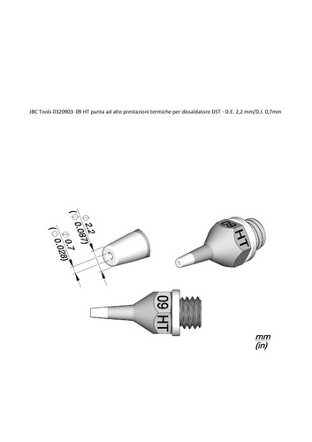 Jbc 0320903 punta ad - jbc, 09