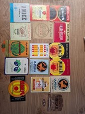 Pubblicità Etichette Vini e Alcolici VINTAGE Collezione