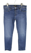 Jack & Jones Slim / Glenn Herrenjeans W34/L30 Knopf Fly Verblichen
