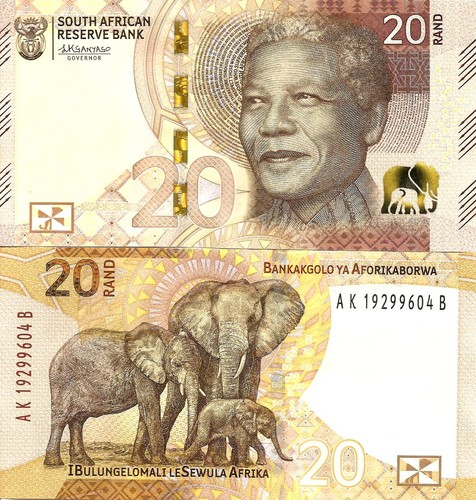 Sudafrica rand 2023 - 20, nd