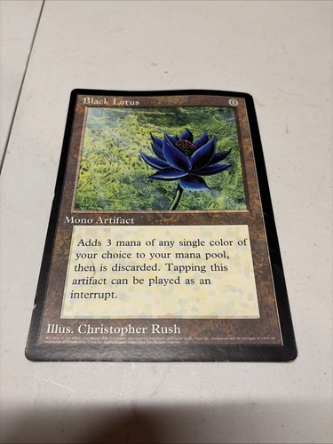Mtg black lotus 6x9 oversized - mtg,