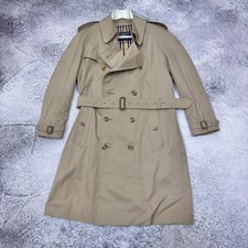 Trench coat Burberry Prorsum England vintage anni 80 con cintura beige lungo 50 taglia M