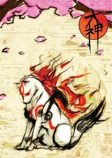 645056 Poster Stampa Arte Da Parete Gioco Okami