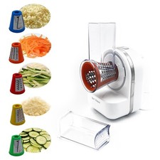 trita e taglia verdure elettrico 3 in 1 coni in acciaio grattugia multifunzione 