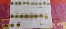 stock circa 46 monete da 5 e 20 lire