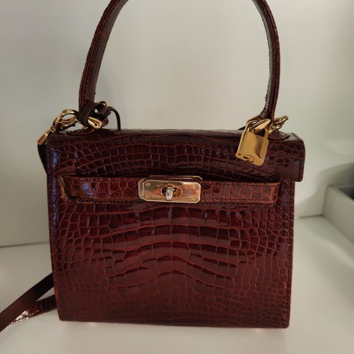 Borsa vero coccodrillo -  , con