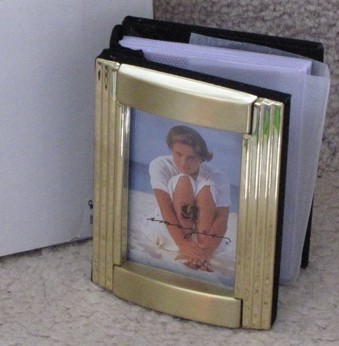 Goldtone frame album holds - frame,