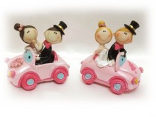 Topper Torta Sposi in Auto