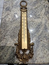 Termometro da muro parete in ottone/bronzo anticato appendere casa