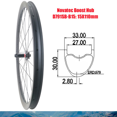 Ruota anteriore carbonio - anteriore,