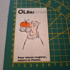 adesivo vintage STICKER kleber olbas inhaler modello c