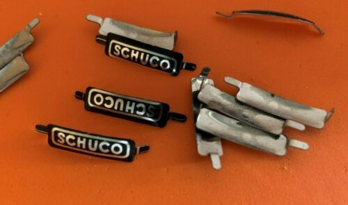 10x schuco scritta targa - targa, per