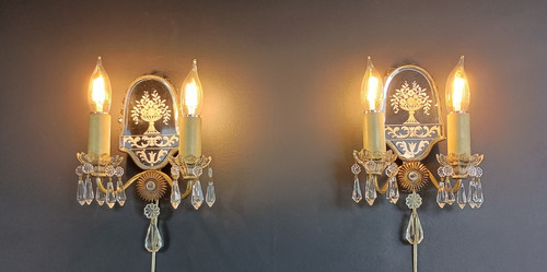Coppia applique antiche - coppia,