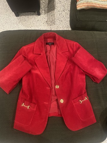 Giacca blazer tuta donna rosso