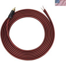 Gold-Plated RCA to Bare Wire