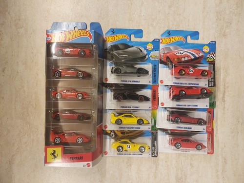 Hot wheels ferrari lotto 5pack - hot,