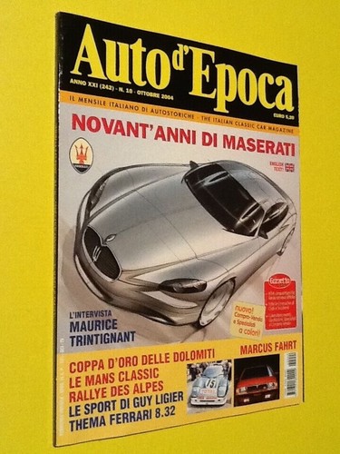 Auto epoca ottobre - d'epoca, 2004