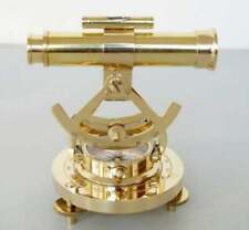 Strumento per rilevamento telescopico Theodolite Alidade bussola in ottone da...