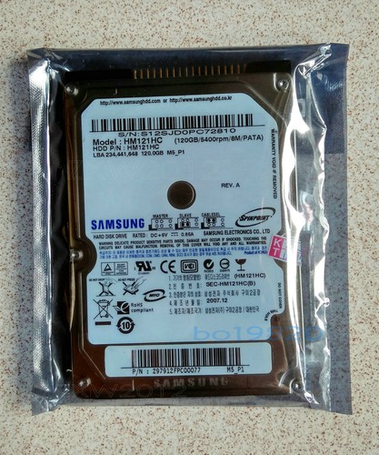 Disco rigido samsung 120 - disco,