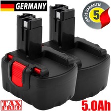 2x Batteria 5Ah 14,4V per Bosch BAT140 2607335263 GSB GSR PSR 14.4 VE2 BAT038 Ni Mh