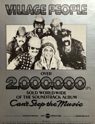 Village people 1980 poster - village,