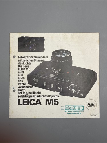 Brochure depliant leitz leica - leitz,