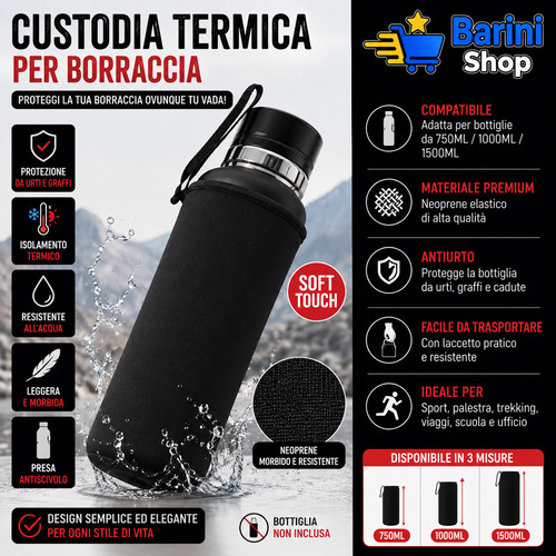 Custodia termica borraccia - custodia,