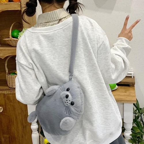 Borsa tracolla peluche - in,