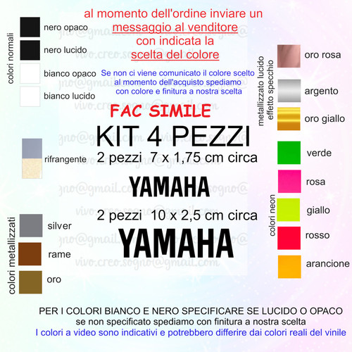 Kit adesivi pezzi totali - kit,