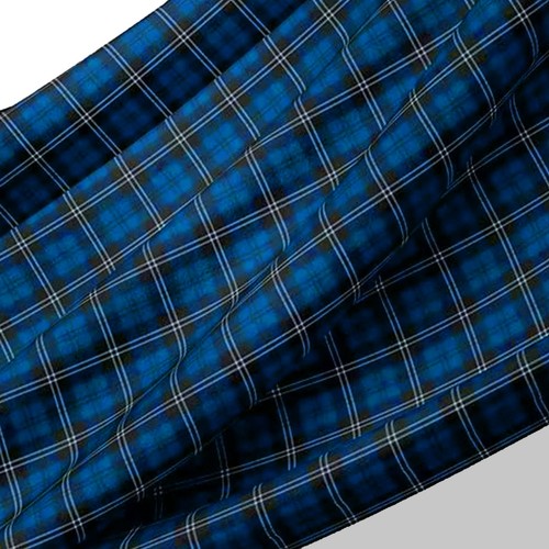 Ramsay tessuto tartan blu - ramsay,