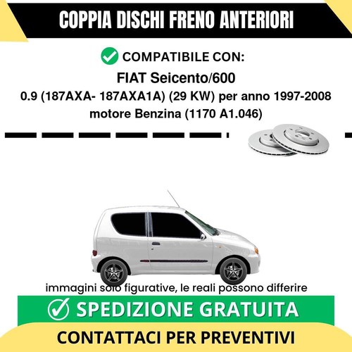 Coppia dischi freno - dischi, anteriori