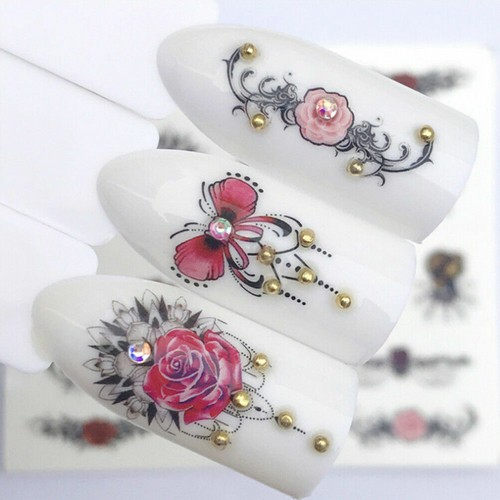 Pegatinas uñas gotica tatuaje - uÑas,