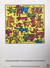 Keith Haring Poster 1993 The Estate of Keith Haring 40x30 cm