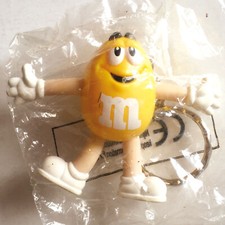 M&M's - Portachiavi Action Figure GIALLO SIGILLATO Key-Ring Porte Clefs
