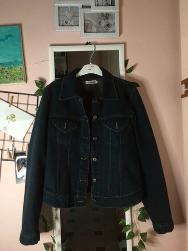 Giacca jeans blu scuro - di,