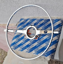 Anello Cerchio Cromato Servoclacson Volante Sterzo Originale per Fiat 1300 1500