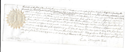 1806 primo documento americano