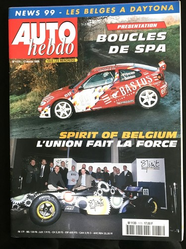 Auto hebdo 1999 boucles - 17/02/1999;,