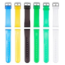 Cinturino Trasparente Colorato 20MM Nuovo per Collezione Swatch Omega Moon Planet