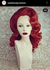 Parrucca capelli sintetici Red