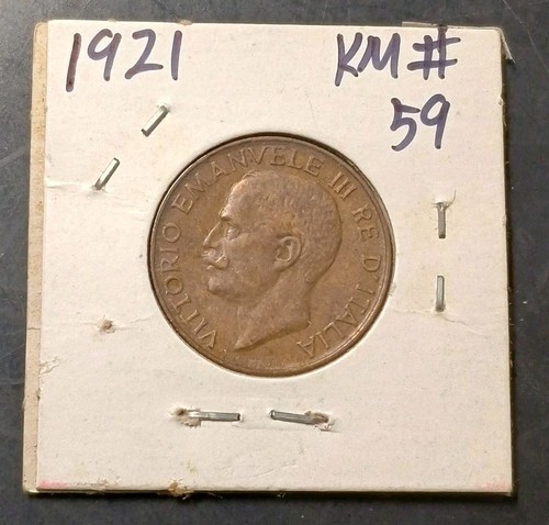 1921 italia centesimi 5c - italia,