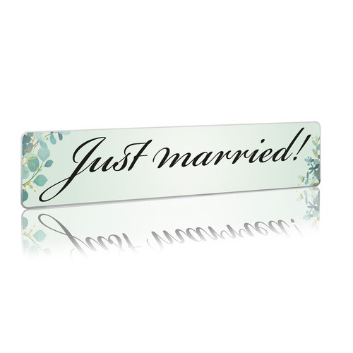 Targa matrimonio - , auto
