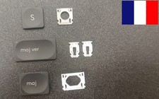Touches clavier Logitech MX KEYS AZERTY avec charnière