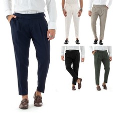 Pantaloni Uomo Classico Con