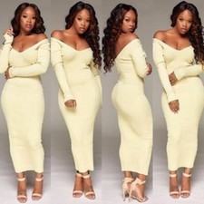 Abito aderente Scollo Costine